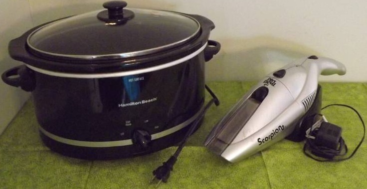Slow Cooker and Dust Buster