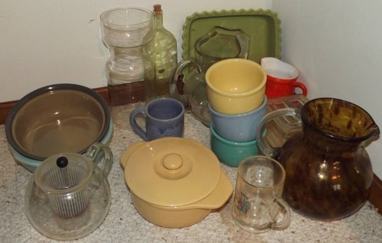 Assorted Glass and Dishware