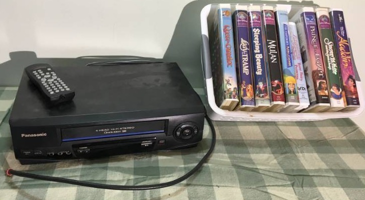 VCR and VHS Tapes