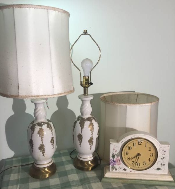 Lamps and Clock