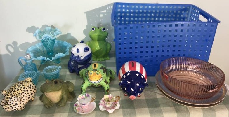 Glassware and Coin Banks