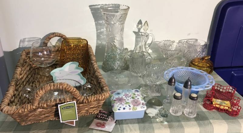 Assorted Glassware