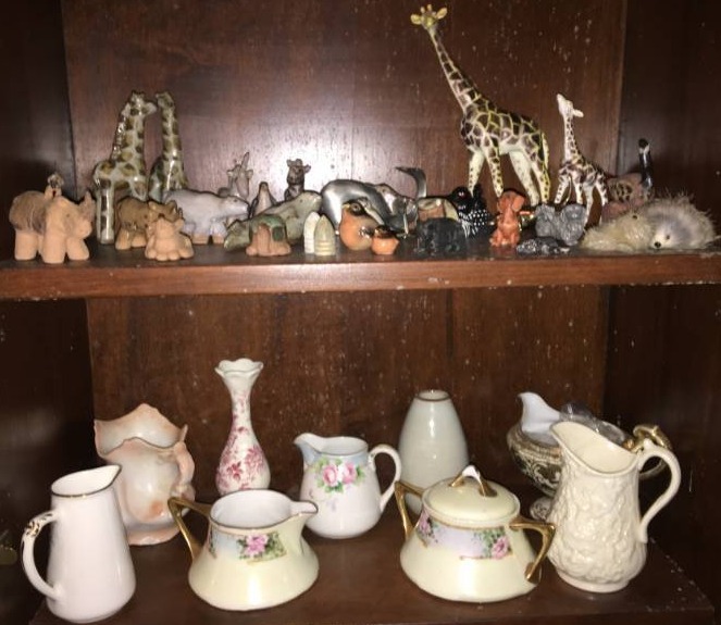 Assorted Glassware and Figurines