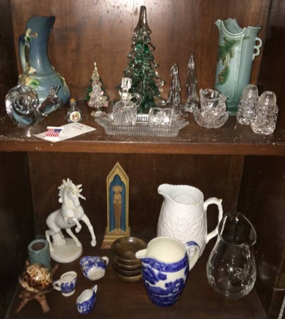Assorted Glassware and Figurines