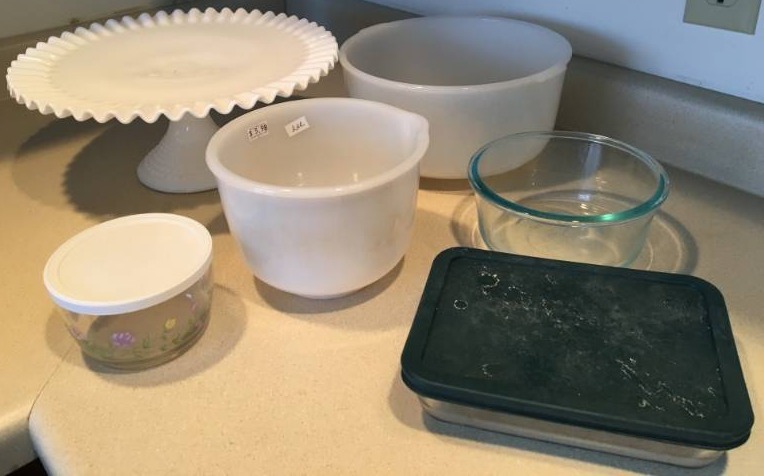 Milkglass Cake Stand and More