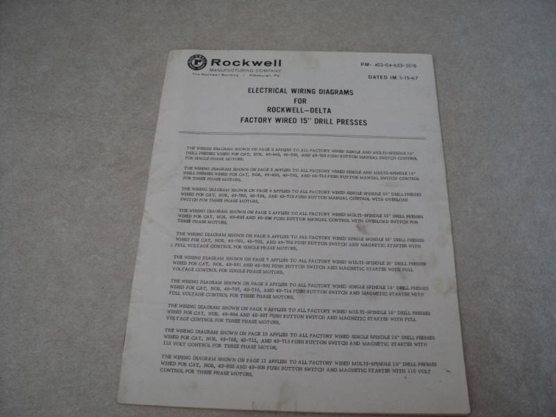 lot 6 image: Vintage Machine Shop Tool Manual R...