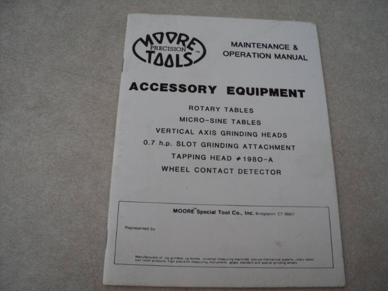 lot 9 image: Vintage Machine Shop Tool Manual M...