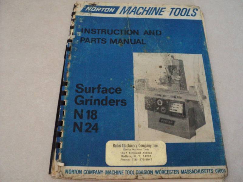 lot 19 image: Vintage Machine Shop Tool Manual N...