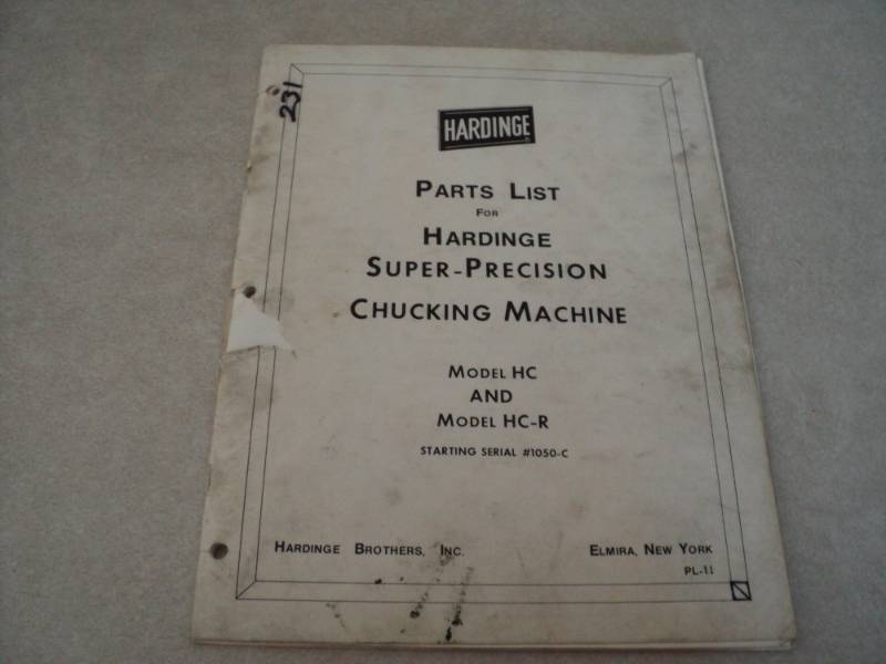 lot 23 image: Vintage Machine Shop Tool Manual H...