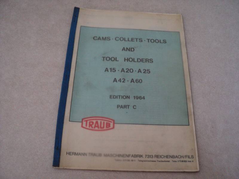 lot 34 image: Vintage Machine Shop Tool Manual T...