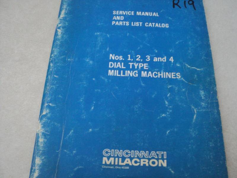 lot 42 image: Vintage Machine Shop Tool Manual C...