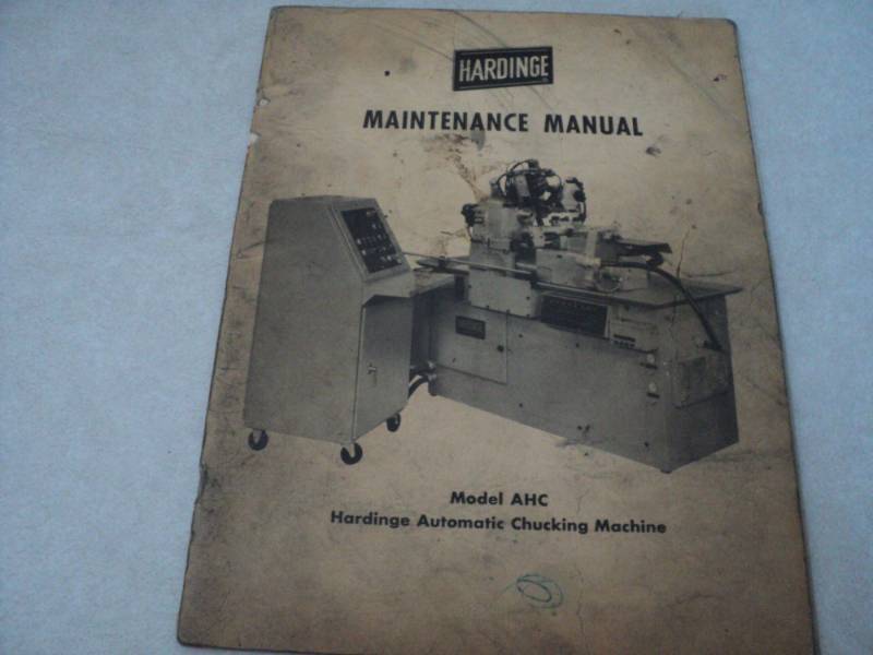 lot 44 image: Vintage Machine Shop Tool Manual H...