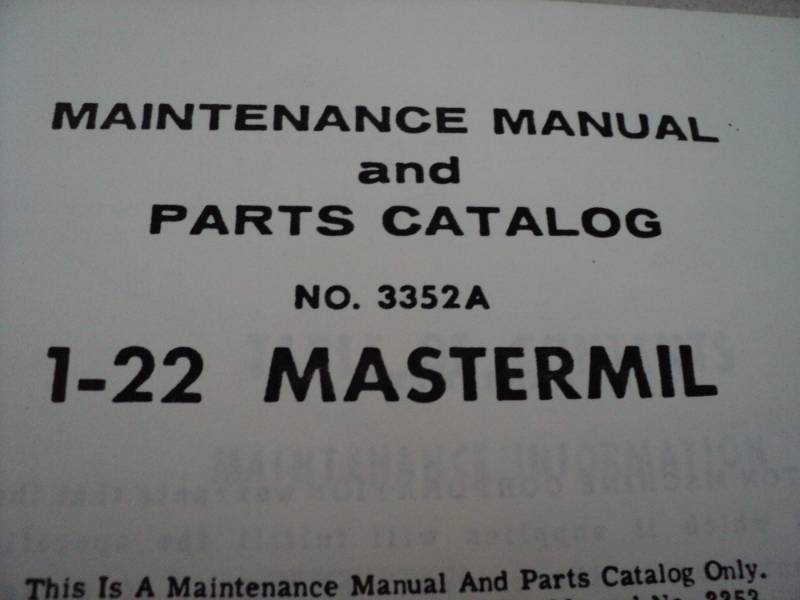 lot 46 image: Vintage Machine Shop Tool Manual G...