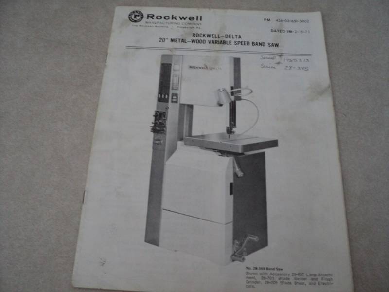 lot 49 image: Vintage Machine Shop Tool Manual R...