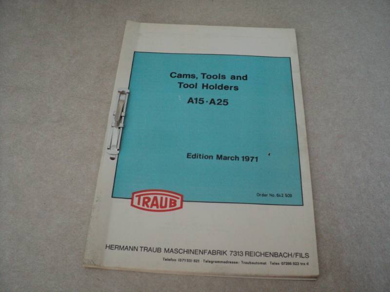 lot 50 image: Vintage Machine Shop Tool Manual T...