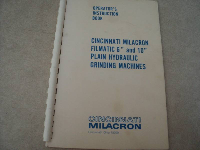 lot 51 image: Vintage Machine Shop Tool Manual C...