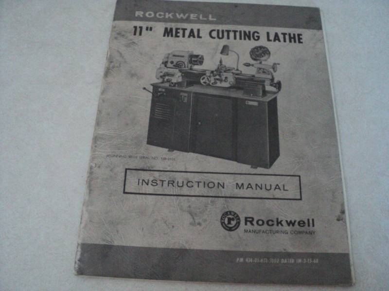 lot 64 image: Vintage Machine Shop Tool Manual R...