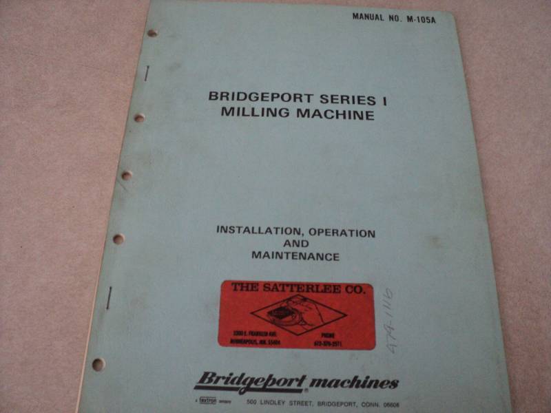 lot 75 image: Vintage Machine Shop Tool Manual B...