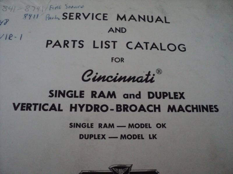 lot 88 image: Vintage Machine Shop Tool Manual C...