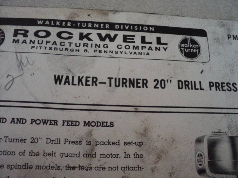 lot 92 image: Vintage Machine Shop Tool Manual R...