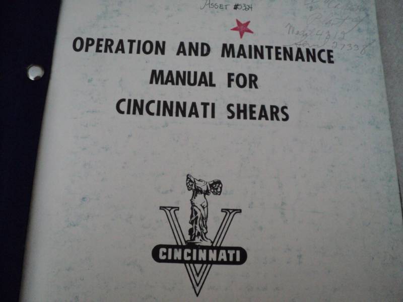 lot 104 image: Vintage Machine Shop Tool Manual C...