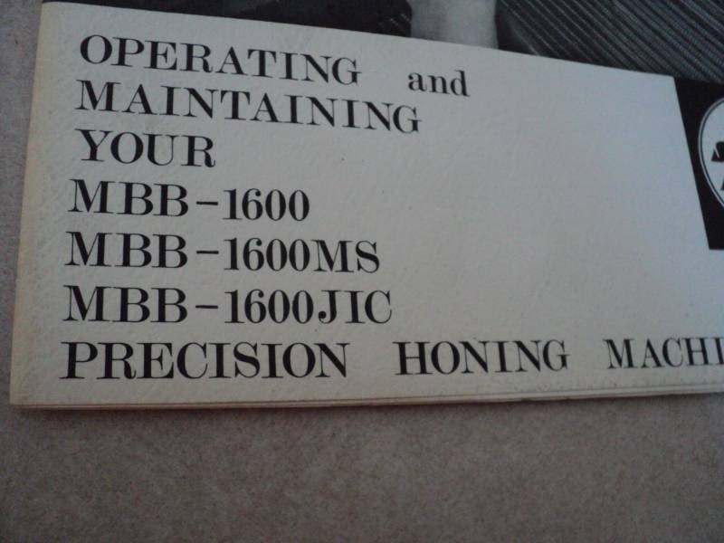 lot 111 image: Vintage Machine Shop Tool Manual S...