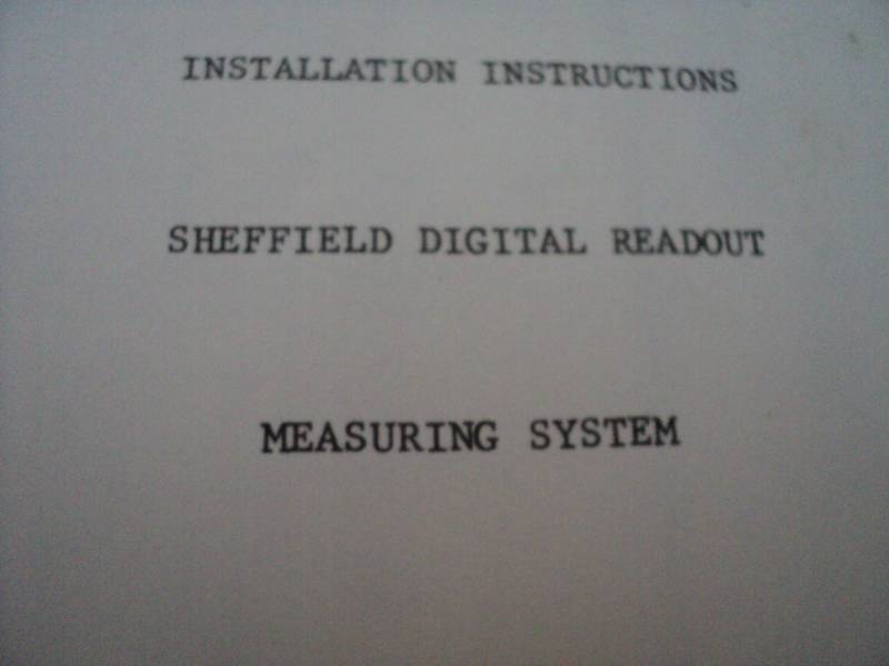 lot 118 image: Vintage Machine Shop Tool Manual S...