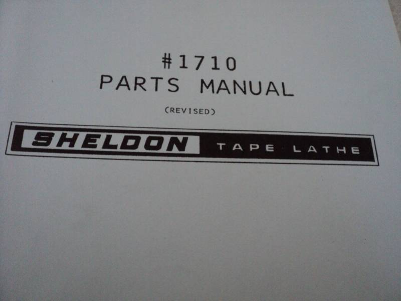 lot 126 image: Vintage Machine Shop Tool Manual S...