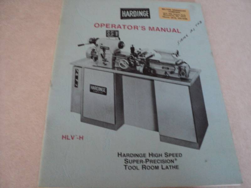 lot 159 image: Vintage Machine Shop Tool Manual H...