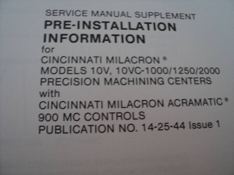 lot 167 image: Vintage Machine Shop Tool Manual C...