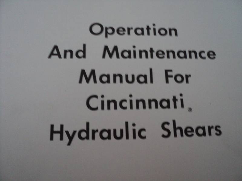 lot 185 image: Vintage Machine Shop Tool Manual C...
