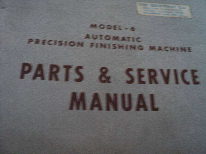 lot 190 image: Vintage Machine Shop Tool Manual J...