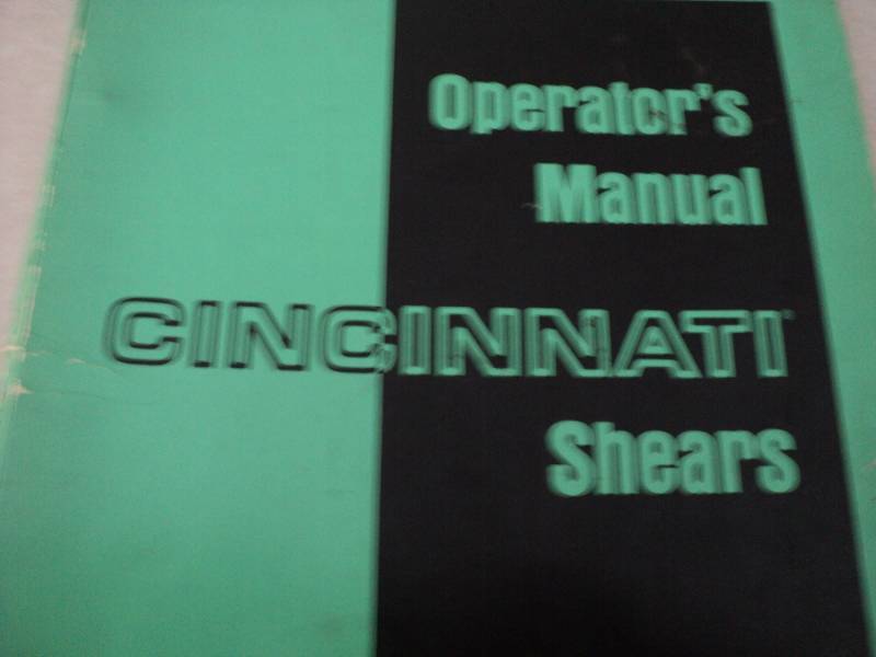 lot 191 image: Vintage Machine Shop Tool Manual C...