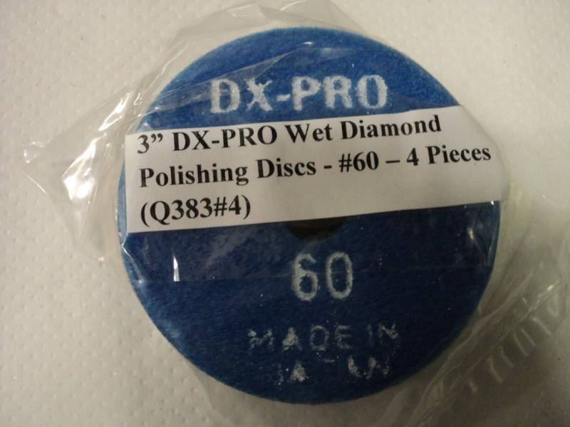 lot 220 image: 3 DX-PRO Wet Diamond Polishing Dis...