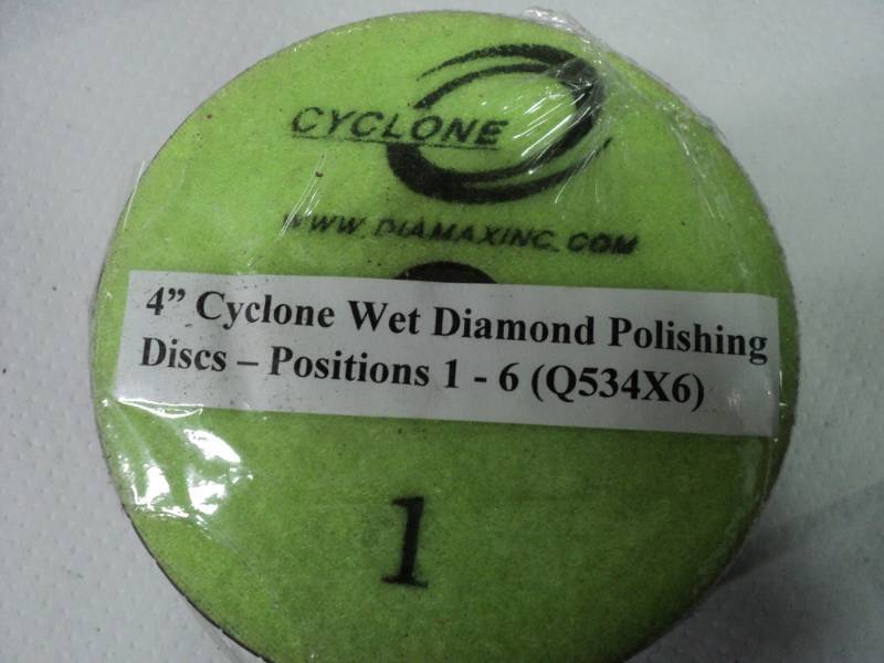 lot 226 image: 4 Cyclone Wet Diamond Polishing Di...