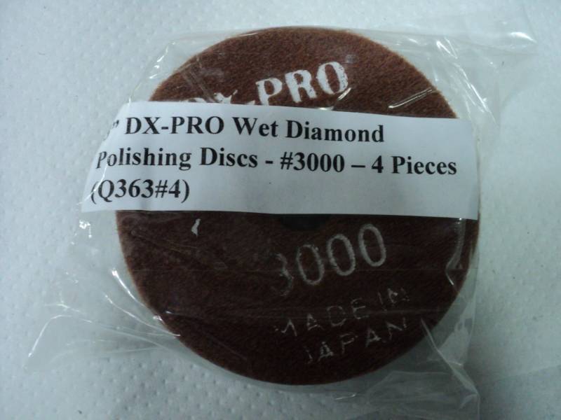 lot 230 image: 3 DX-PRO Wet Diamond Polishing Dis...