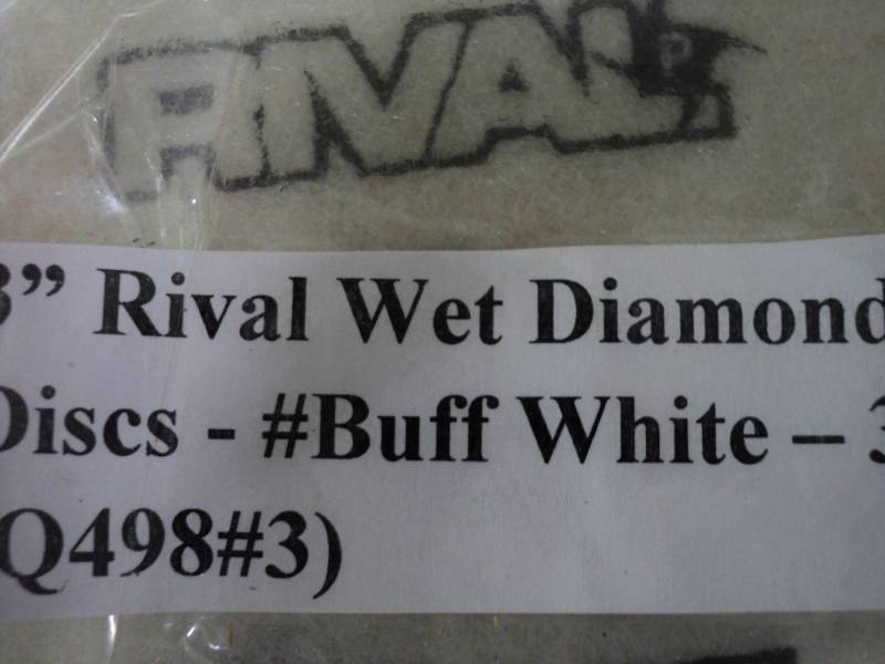 lot 231 image: 3 Rival Wet Diamond Polishing Disc...