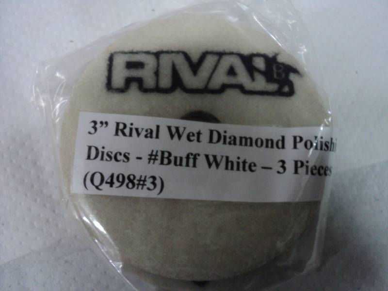 lot 247 image: 3 Rival Wet Diamond Polishing Disc...