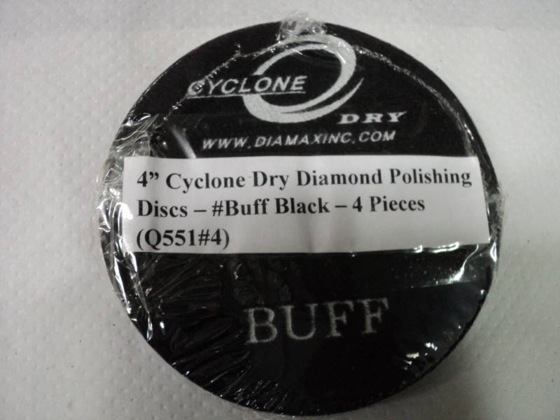 lot 257 image: 4 Cyclone Dry Diamond Polishing Di...