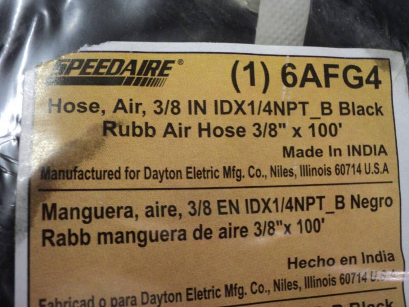 lot 306 image: Speedaire 38 Pheumatic Hose - 100...
