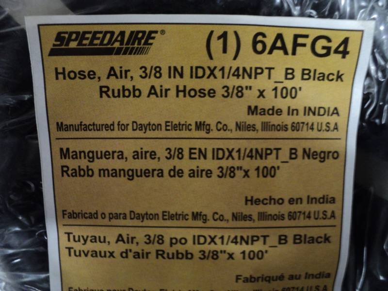 lot 404 image: Speedaire 38 Pheumatic Hose - 100...