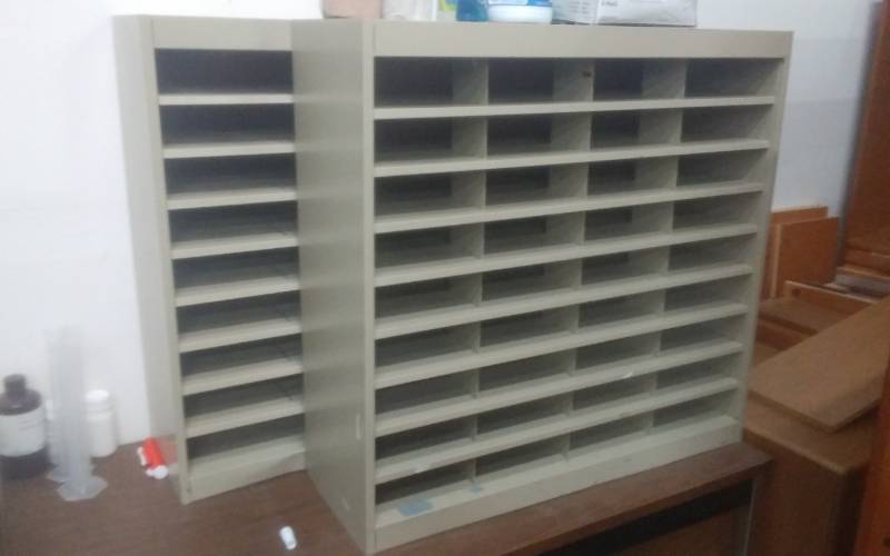 2-Mail Center Organizer Cabinets (38x37x13)