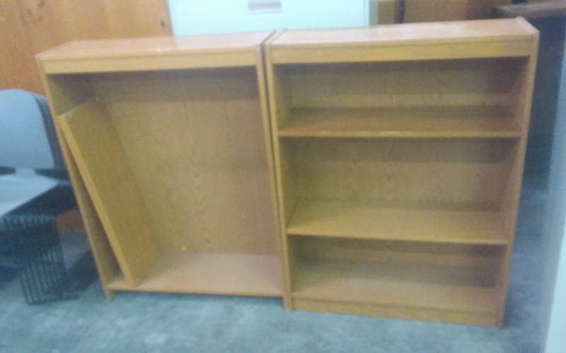 2-Book Cases 36x48x12 Includes 2-Shelves Per Unit