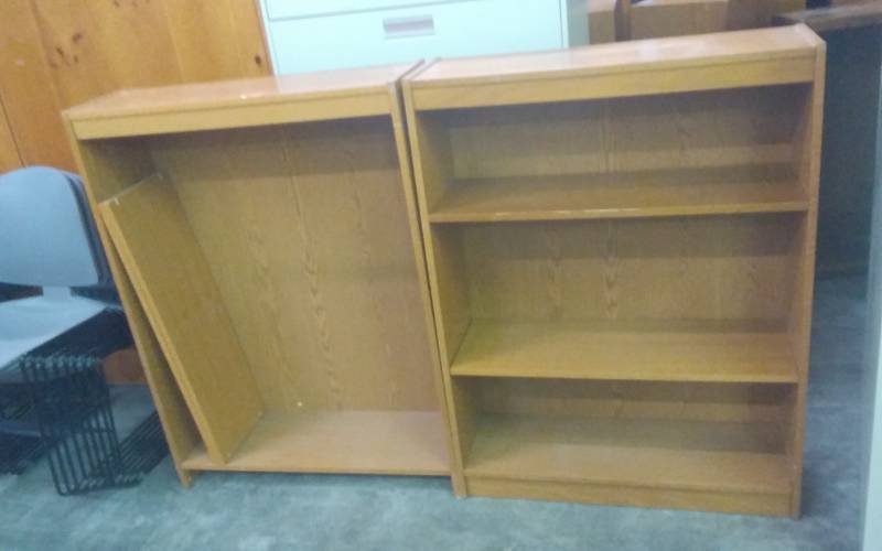 2-Book Cases 36x48x12 Includes 2-Shelves Per Unit