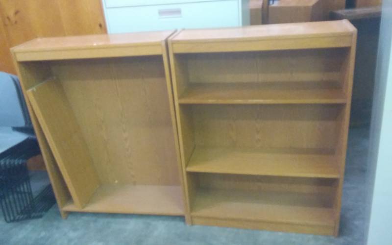 2-Book Cases 36x48x12 Includes 2-Shelves Per Unit
