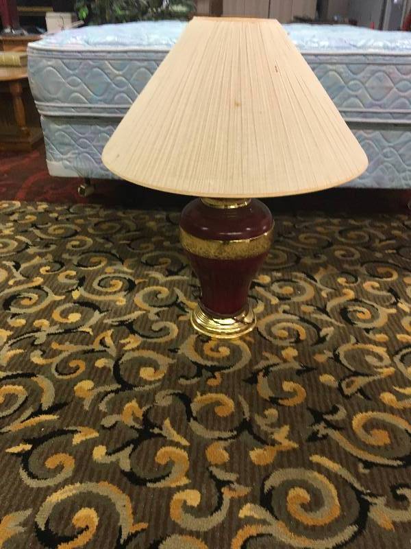 Brass Trimmed Lamp
