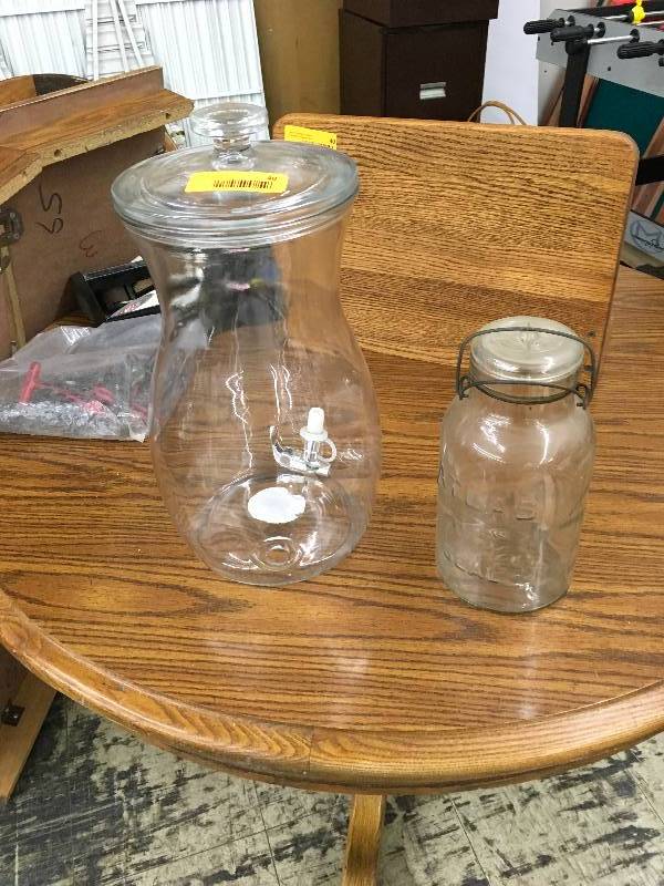 Two Glass Jars