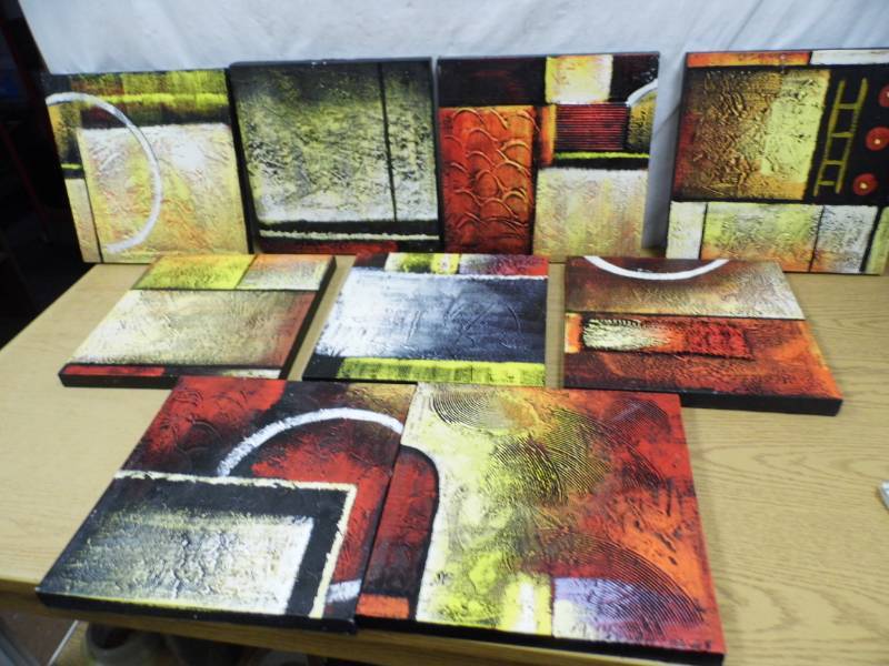 Lot of 9 Pieces of Art