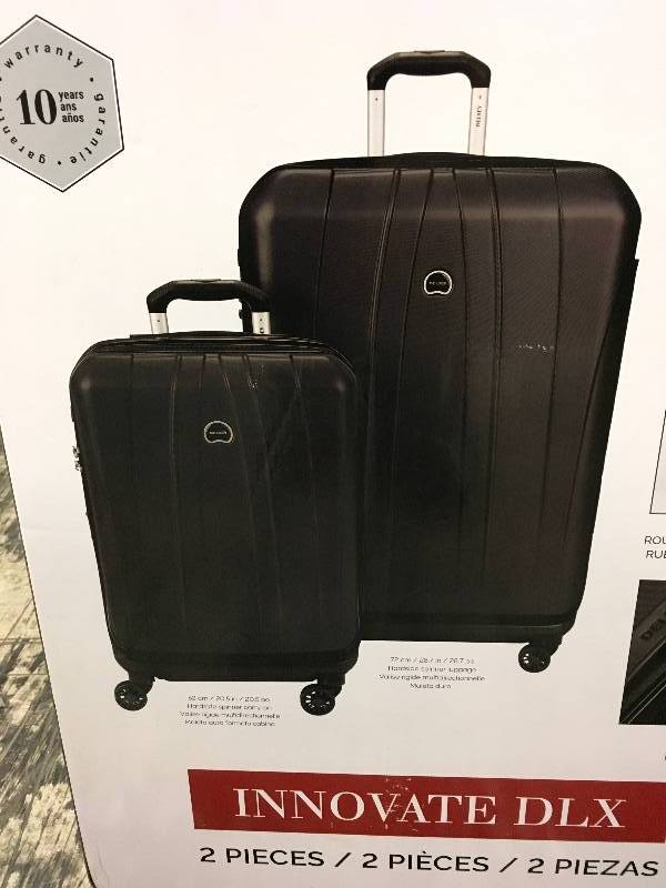 Delsey 2Pc Hardside Luggage Set, Retail $149.99