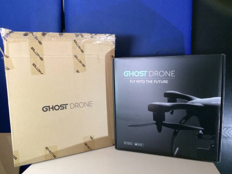 lot 50 image: WOW WOW NEW Ehang Ghost Drone Android Compatible Aerial Quadcopter
